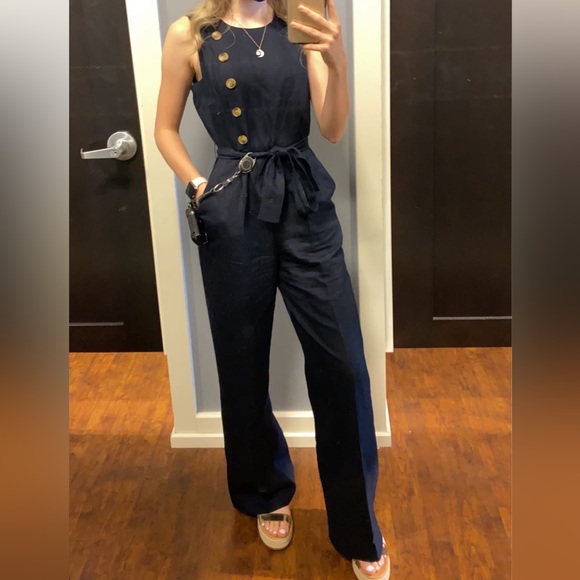 Tommy Hilfiger Navy Jumpsuit, Size 2. - Picture 5 of 5
